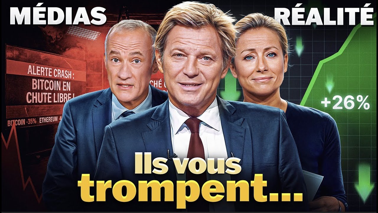 Les MÉDIAS vous mentent sur la CHUTE du BITCOIN (la vérité)